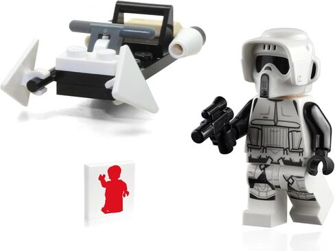 LEGO Star Wars The Mandalorian Minifigure - Imperial Scout Trooper with Blaster and Speeder Bike 75292 in Saudi Arabia