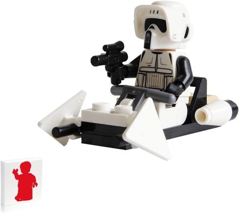LEGO Star Wars The Mandalorian Minifigure - Imperial Scout Trooper with Blaster and Speeder Bike 75292 in Saudi Arabia