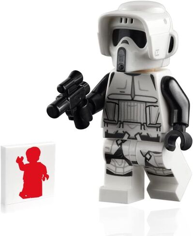 LEGO Star Wars The Mandalorian Minifigure - Imperial Scout Trooper with Blaster and Speeder Bike 75292 in Saudi Arabia