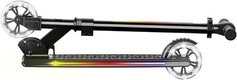 سكوتر جيتسون مارس للأطفال بعجلتين، يتضمن أضواء LED على المقود والجذع والعجلات والسطح، ومقود قابل للتعديل، وفرامل خلفية، وتصميم خفيف الوزن، وآلية سهلة الطي، للأعمار من 5 سنوات فما فوق in Kuwait