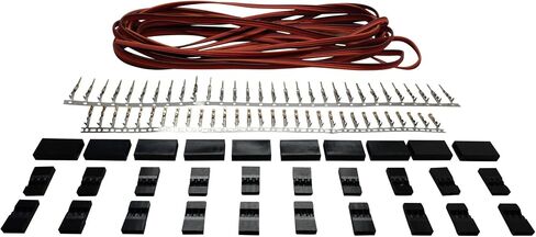 Apex RC Products JR Style Servo Extension Kit W/ 10 Pairs of Connector Plugs & 15' 22Awg Servo Wire 1226 in Saudi Arabia