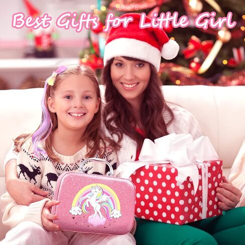 مجموعة مكياج للأطفال للبنات، ألعاب مكياج Teensymic للفتيات، لعبة مكياج الأميرة قابلة للغسل للفتيات من سن 3 إلى 12 عامًا in Kuwait