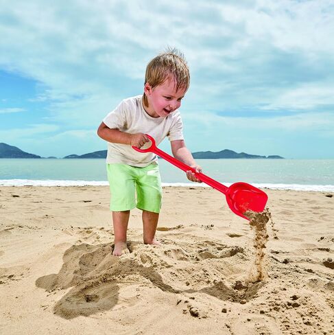 هيب لعبة مجرفة الرمال من مايتي ساند شوفل للشاطئ والحديقة باللون الاحمر، اداة لعبة هيب Mighty Sand Shovel للشاطئ والحديقة باللون الاحمر، E4076، الطول: 15.7، العرض: 1.2، الارتفاع: 3.5 انش in Saudi Arabia