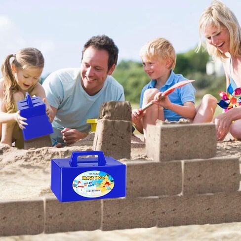 مكعبات بناء حصن الثلج من هوليدي، صانع مكعبات الثلج وقالب قلعة رملية، مجموعات ألعاب الشاطئ والثلج للأطفال، مجموعة ألعاب ممتعة للشتاء والصيف في الهواء الطلق (4 قطع) in Kuwait