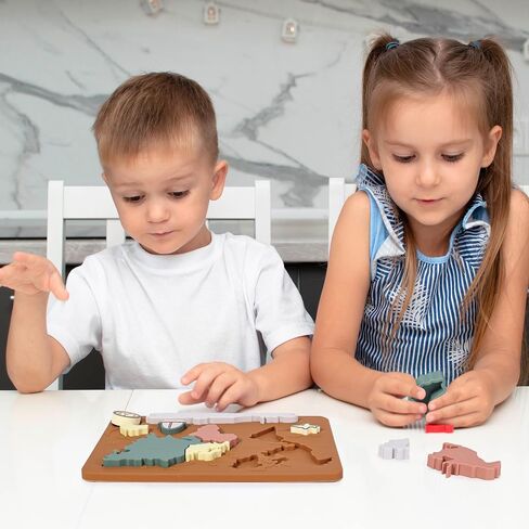 Mr. Pen- Silicone World Map Puzzle, 11.5" x 8.2", Puzzle for Kids, World Puzzle, Puzzle Kids, Puzzles Kids, Childrens Puzzles, Floor Puzzle, Floor Puzzles for Kids in Saudi Arabia