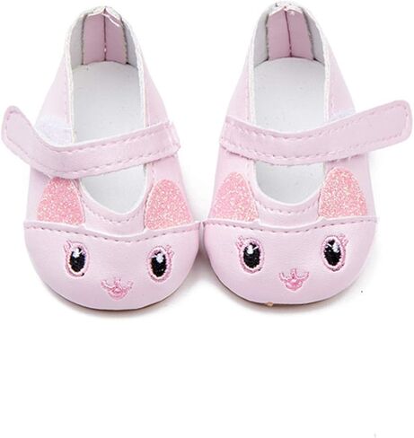 9 ازواج من احذية الدمى تناسب اكسسوارات الدمى الامريكية مقاس 18 انش، احصل 100% على 3 ازواج من احذية الدمى in Kuwait