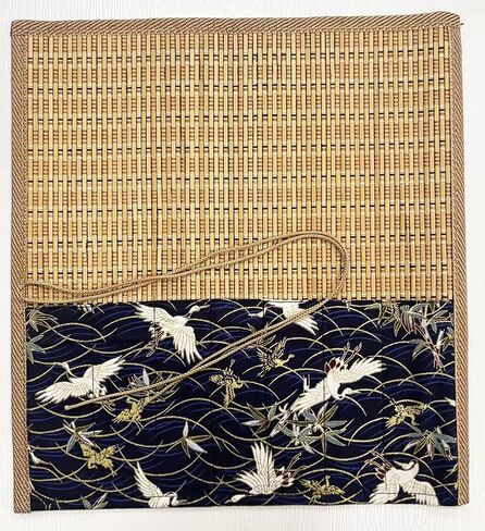 Easyou Bamboo Calligraphy Brush Holder Rollup Portable Protector 36x32cm(14.1"*12.5") in Kuwait