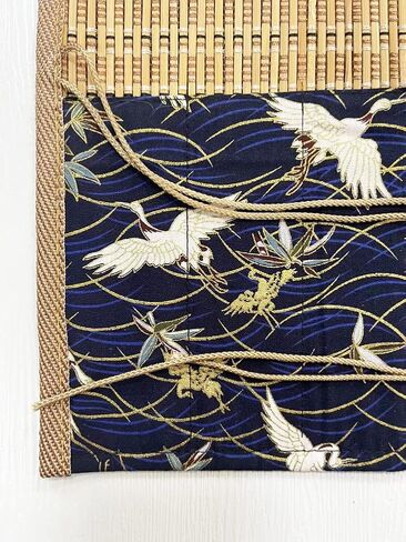 Easyou Bamboo Calligraphy Brush Holder Rollup Portable Protector 36x32cm(14.1"*12.5") in Kuwait