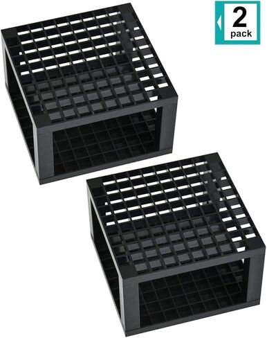 96 Hole Pencil & Brush Holders, 2 Pack Multi Bin Plastic Desk Stand Organizer Holding Rack for Pens, Paint Brushes, Colored Pencils, Gel Pens, Markers and Modeling Tools, Storage & Organizing Crate in Kuwait