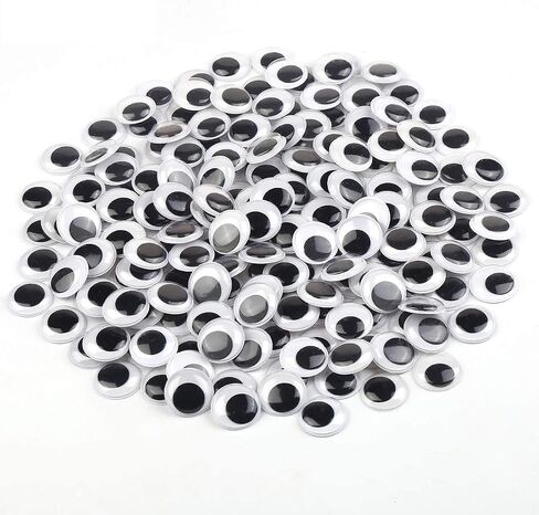 40mm Black Googly Wiggle Eyes 50pc With Self-adhesive for Handmade Crafts Decorations in Kuwait