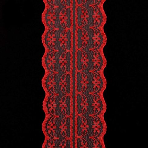 ATRBB 25 ياردة 1-3/4 بوصة شريط من الدانتيل بعرض 1-3/4 بوصة، شريط من نسيج الدانتيل الملون بنمط الأزهار لتغليف الهدايا وديكورات الزفاف (أزرق سماوي) in Kuwait