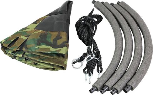 كرسي تخييم على شكل قرص مموه مقاس 40 بوصة، حبل معلق على شكل شجرة، سهل التركيب للأطفال والأطفال والكبار في الهواء الطلق والحديقة الخلفية in Kuwait