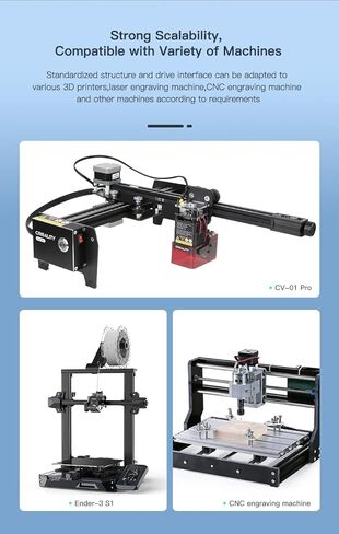 وحدة النقش بالليزر Creality Ender-3 S1/S1 Pro الرسمية 24 فولت 1.6 وات للطابعة ثلاثية الأبعاد، حماية السلامة، التركيز الدقيق، امتصاص السخام، سهلة التركيب، مجموعة النقش بالليزر in Saudi Arabia