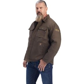 ARIAT Men's Rebar Duracanvas Sherpa-Lined Coat in Saudi Arabia