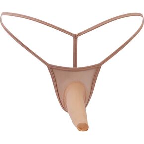 Faringoto Mens Thong Elephant Thong for Men Trunk Underwear Low Rise