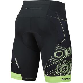 beroy Men's Comfortable Bicycle Cycling Pants, 3D Padded Bike Shorts