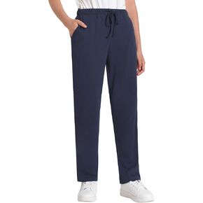 Weintee Women's Petite Knit Pants with Drawstring in Kuwait