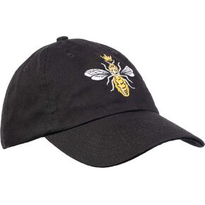 Queen Bee | Funny, Cute, Cool Boss Lady Crown Alpha Top Baseball Hat Women Cap