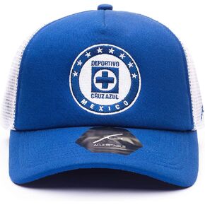 قبعة سائقي الشاحنات من Fi Collection Cruz Azul Fog باللون الأزرق الداكن/الأبيض in Kuwait