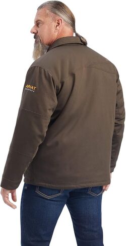 ARIAT Men's Rebar Duracanvas Sherpa-Lined Coat in Saudi Arabia