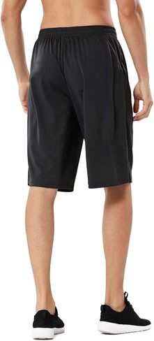 شورت كرة السلة الرياضي للرجال من DEVOROPA، شورت فضفاض للأداء الرياضي، جيوب بسحاب in Kuwait