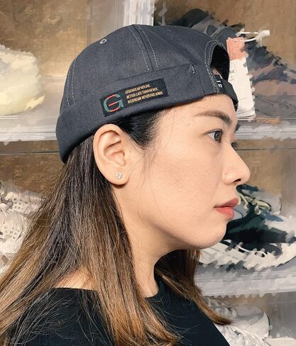 JFiyemrut Brimless Hats for Men and Women - Pack of 4 Stylish Sailor Fisherman Leon Rolled Cuff Retro Adjustable Skull Caps in Saudi Arabia