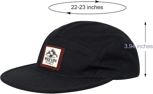 قبعات Snapback مكونة من 5 ألواح للرجال والنساء، قبعة بيسبول كلاسيكية خفيفة الوزن in Kuwait