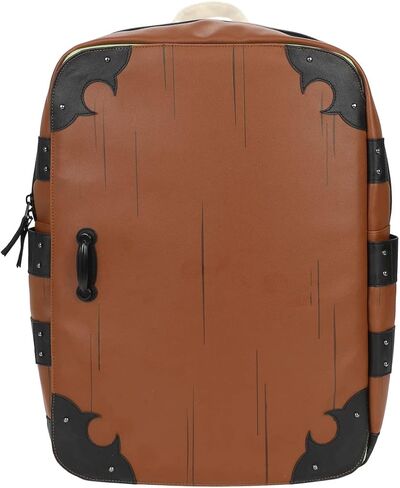 شنطة ظهر نيزوكو بوكس بتصميم ديمون سلاير مقاس 19 انش مع جيب خارجي للاب توب، بني، OSFA, بني in Kuwait