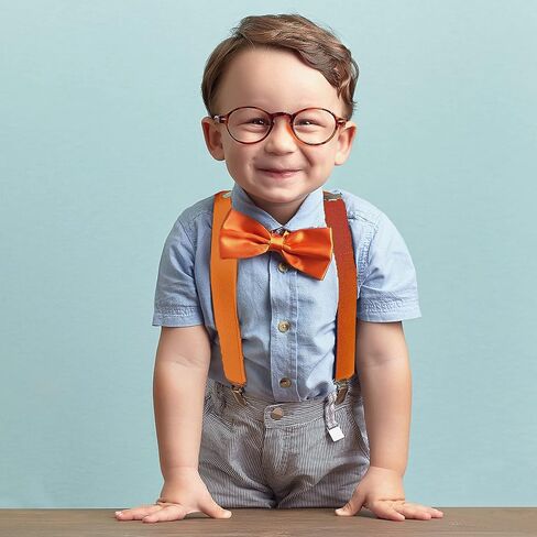 SUNOVELTIES Unisex Adults Costume Suspenders Bowtie Set, Birthday Party Cosplay Dress Up Adjustable Suspender for Men and Women in Saudi Arabia