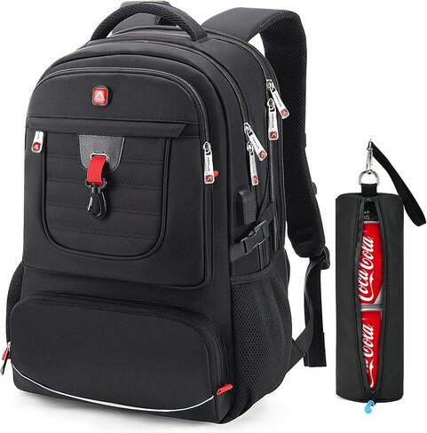 LOKASS 17 Inch Laptop Travel Backpack for Men,Waterproof,Heavy Duty, Anti-Theft Large Mens Backpacks and Perfect for Travel,Work, Business, College - Bookbag and Mochila de Viaje up to 17.3 in Kuwait