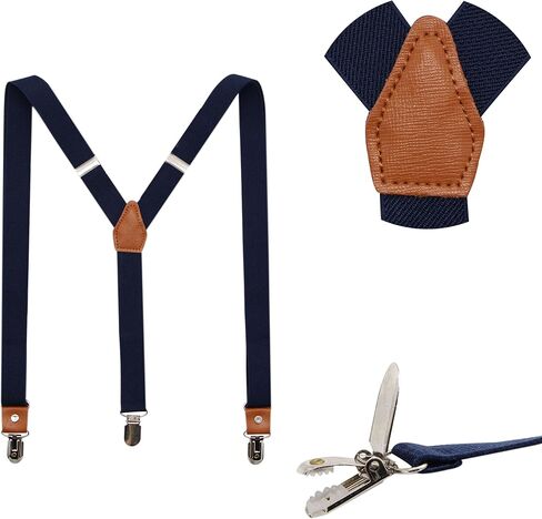 Suspenders And Pre-Tied Bowtie Set For Boys And Men By JAIFEI, Casual And Formal in Saudi Arabia