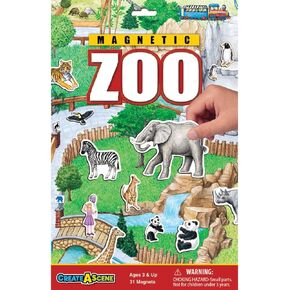 Create-A-Scene — Zoo Magnetic Playset — Portable Mess-Free Magnet Activities — For Ages 3+ in Kuwait