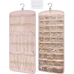 حقائب مجوهرات BAGSMART 50 قطعة من أكياس حلقات Ziplock الصغيرة مقاس 2 × 3 بوصة من مادة PVC لتغليف الأقراط وسحاب وحقيبة بلاستيكية شفافة لمنظم المجوهرات الشفافة (حقيبة التعليق غير متضمنة)
