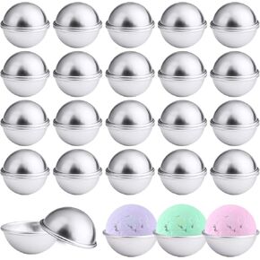10 Set 20PCS Bath Bomb Mold Kit, Soap Mold & Aluminum MetalBath Bombs Press for DIY Making Supplies