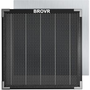 BROVR Honeycomb Laser Bed 500mm x 500mm, Laser Bed for Laser Engraver and CO2 Laser Cutter, Honeycomb Working Panel with Aluminum Plate for Fast Heat Dissipation,Smooth Edge Cut in Kuwait