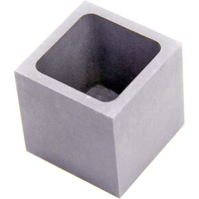 Graphite Ingot Mold, High Purity Refining Graphite, Melting Casting Mould for Gold Silver Aluminum Copper Brass Zinc Plumbum and Alloy Metals (4.92x3.15x1.57inch/3250gGold)