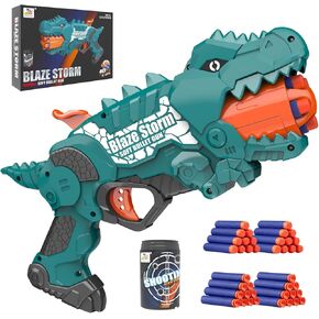Zecong Girls Toy Gun for Nerf Guns Bullet، مسدس لعبة مسدس صغير مع 20 قطعة من السهام الرغوية الناعمة، 5 سهام في برميل دوار وبراغي عمل، لعبة إطلاق نار للداخل والخارج (وردي) in Kuwait