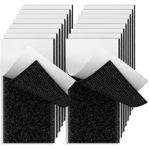 24 حزمة من شريط الخطاف والحلقة - شريط مزدوج الجوانب 1 × 4 بوصة، شريط قوي شديد التحمل، شرائط لاصقة على الحائط مع شريط تثبيت قوي للمكتب المنزلي والمدرسة in Kuwait