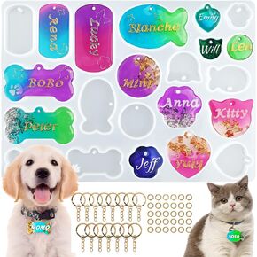 Actvty Mini Alphabet Resin Molds - 3Pcs Letter Molds for Epoxy Casting Small Number Alphabet Silicone Mold for DIY Earring Necklace Pendant Jewelry Resin Crafts Decor in Kuwait