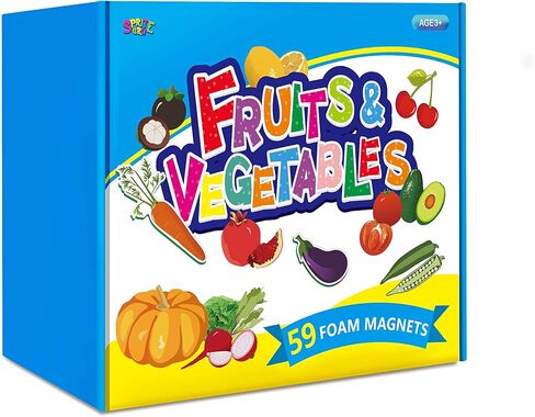 SpriteGru 60 PCS Cartoon Animals Zoo Magnets for Toddlers Kids, Perfect Preschool Learning in Kuwait