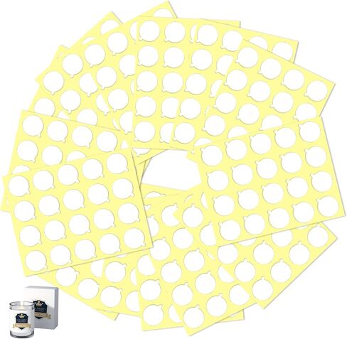 PinCute 400 قطعة من ملصقات فتيل الشموع، تلتصق بثبات في ملصقات فتيل الشمع الساخن لصنع الشموع in Kuwait