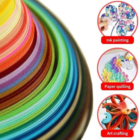 6 قطع من زجاجات صمغ برأس 2 اونصة مع قمعين صغيرين للصمغ والسوائل وحبر الكحول وطلاء الاكريليك وغطاء متعدد الالوان in Kuwait