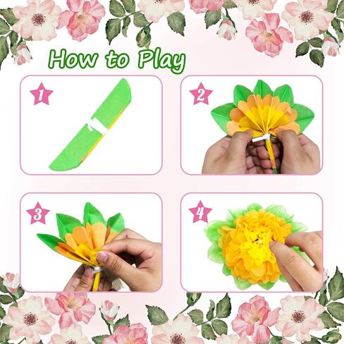 20 قطعة من الزهور الورقية بنمط فييستا، زهور ورقية ملونة لتزيين الحفلات ذات الطابع الخاص والكرنفالات والحرف اليدوية وخلفية الزفاف وحفلات اعياد الميلاد in Kuwait