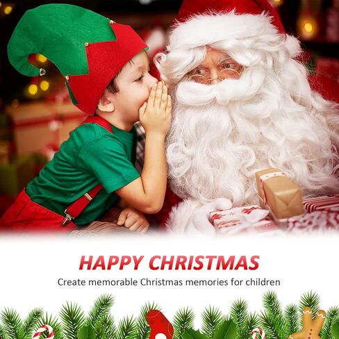 4 حزم قبعة قزم عيد الميلاد سانتا هلبرز قزم قبعة جينغل أجراس عيد الميلاد لعطلة حفلة تنكرية هدايا الملحقات in Saudi Arabia