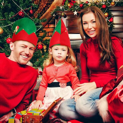 4 حزم قبعة قزم عيد الميلاد سانتا هلبرز قزم قبعة جينغل أجراس عيد الميلاد لعطلة حفلة تنكرية هدايا الملحقات in Saudi Arabia
