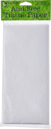 ورق مناديل كريمي 50.8 سم × 76.2 سم خالي من الأحماض، عبوة من 12 قطعة in Kuwait