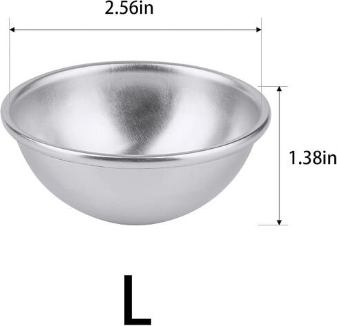 Bath Bomb Molds Kit, 10 Set 20PCS 2.56 Inch Mold Set for DIY Making in Kuwait
