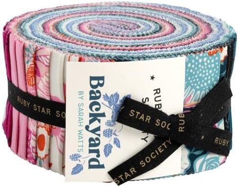 Backyard Jelly Roll (40 Pieces) by Sarah Watts for Ruby Star Society (RS2084JR) in Kuwait