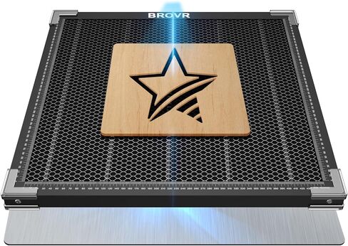 BROVR Honeycomb Laser Bed 500mm x 500mm, Laser Bed for Laser Engraver and CO2 Laser Cutter, Honeycomb Working Panel with Aluminum Plate for Fast Heat Dissipation,Smooth Edge Cut in Kuwait