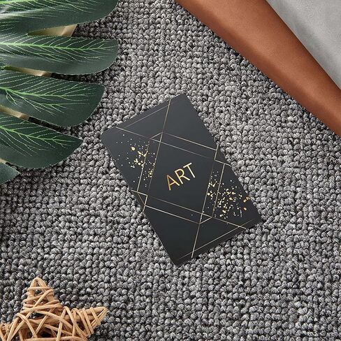 100 قطعة من فراغات النقش المعدنية من LaserPecker، بطاقات عمل من صفائح الألومنيوم متعددة الأغراض لبطاقات LP2/LP3/LP4 وغيرها من بطاقات النقش بالليزر DIY، سمك 0.1 مم - أسود in Kuwait